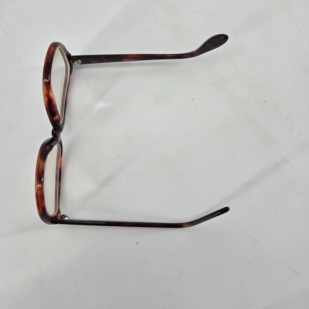 Donna Karan Bausch & Lomb Tortoise Oversized Round Eyeglasses USA 135 Vintage